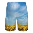 thumbnail image 6 of Naloa Blooming Sunflower Field Men's Beach Shorts, Surfing shorts, Swim trunks, Quick Dry Swim Trunks for Surfing Beach Fun - Small, 6 of 9