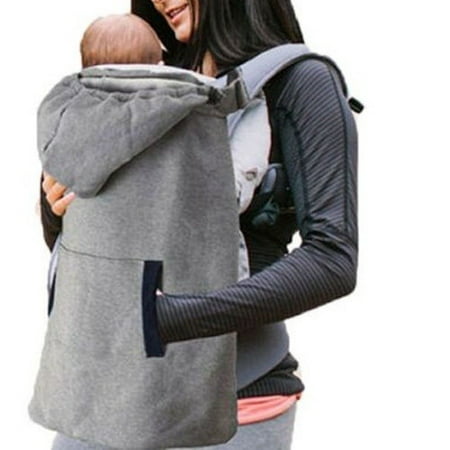 Newborn Baby Carrier Sling Winter Warm Cover Cloak Backpack Blanket with Pocket