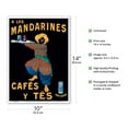 thumbnail image 2 of Coffee and Teas (Cafés Y Tés) - À los Mandarines - Vintage Spanish Advertising Poster by Leonetto Cappiello c.1908 - Master Art Print 10in x 14in, 2 of 4