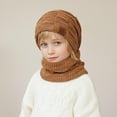 thumbnail image 6 of Kid Winter Hat Gloves and Scarf Set, Warm Beanie Hats Knitted Cap for Ages 4-10 Years Girls Boys, 6 of 6