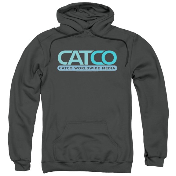 Supergirl Catco Logo Adult Pullover Hoodie Sweatshirt Charcoal