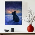 thumbnail image 5 of Starry Night Canvas Inspired Skye Terrier Dog Pet Family Friend Peace Oil Painting Art Print Poster Wall Decor, 5 of 6
