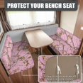 thumbnail image 3 of Pzuqiu Pink Camo Hunting Camper Cushion Slipcover Stretchy 2Pcs Slipcovers for Rv Furniture Dinette Full Coverage Rv Couch Cover Replacement for Rv Camper Car Bench, 3 of 6