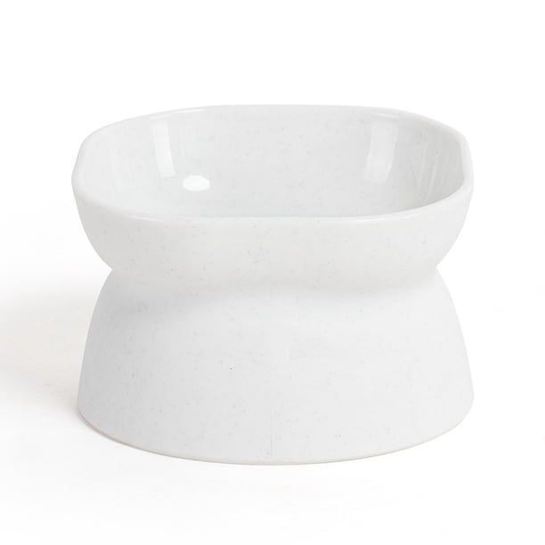 Cuenco Elevado Para Mascotas, Protección Inclinada Para El Cuello Cuenco Para Mascotas, Cuenco Antideslizante Fácil De Limpiar Para Gatitos, Cuenco Inclinado De Comida