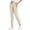 Khaki, variant on Comfy Joggers for Women Quick Dry Solid Jogger Pants High Waist Adjustable Drawstring Workout Pants with Pockets Lightweight Keeps Cool Summer Comfort Hiking Pants(Color Brown Size M)