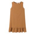 thumbnail image 3 of Vestido de mujer Vestido sin mangas con lunares Vestido sin mangas con volantes sueltos, Caqui, S Inevent AP002113-01, 3 of 6