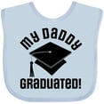thumbnail image 3 of Inktastic My Daddy Graduated College Graduate Boys or Girls Baby Bib, 3 of 4
