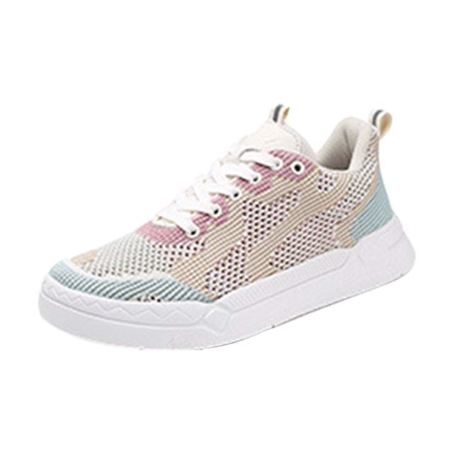 AUDeals Espadrilles Tissées pour Femmes, Chaussures Rétro à Plateforme Tressée avec Confort Léger Décontracté pour la Marche et la Randonnée (Kaki, 8.5)