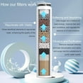thumbnail image 2 of JJEAN-Replacement Filters compatible with Cobbe Handheld Shower Head Remove Chlorine and Impurities, High Output Bath Filter Cartridges for Skin Hair Healthy, 2 of 2