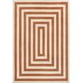 thumbnail image 2 of JONATHAN Y MOROCCAN HYPE 9 x 12 Area Rug, Bandol Mitre Stripe - Terracotta/Ivory, MOH211B-9, 2 of 9