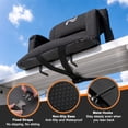 thumbnail image 3 of ABORON Heated Stadium Seats with Back Support for Bleachers, 21" Wide Bleacher Chair for Sporting Events, Stadium Chair with Thickened Cushion, 3 of 8