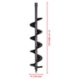 thumbnail image 4 of Yescom Perceuse Tarière 6 Pouces Outil pour Planter des Ampoules, Clôture de Fleurs, Poteau, Trou pour Parasol, Excavatrice, Projet de Jardinage, 4 of 6