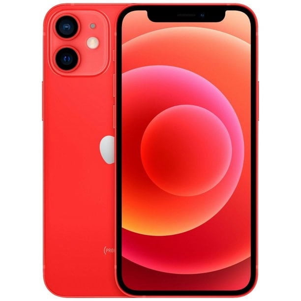 Apple, Restored iPhone 12, 64GB, Red, 6.1