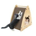 thumbnail image 5 of Cat Scratcher Cardboard Lounge Bed House Pet Cat Scratching Board Durable Brown Cat  Bed, 5 of 22