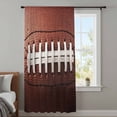 thumbnail image 4 of American Football Laces Sheer Curtains 63 Inches Long, Classic Rugby Sports Light Filering Curtains, Breathable Simi Curtain Privacy Drapes for Living Room Bedroom Lightweight Window Treatment, 4 of 9