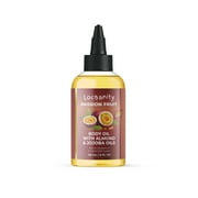 Locsanity Passion Fruit Body Oil with Almond & Jojoba Oils, 4 OZ