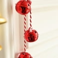 thumbnail image 5 of CuiLiyq Christmas Jingle Bell Door Hanger with Bowtie and Pinecones, 15" Festive Front Door Handle Decor with Real Bell Sound, Holiday Entryway Decor for Fireplace Christmas Tree Wreath, 5 of 8