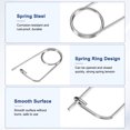 thumbnail image 2 of Uxcell 6-Pack Pin de Seguridad de Chaveta en Forma de Broche, M1.6x20 Pines de Acero Inoxidable, Sujetadores de Broche de Bloqueo Rápido, Clips Retenedores Pesados, 2 of 7