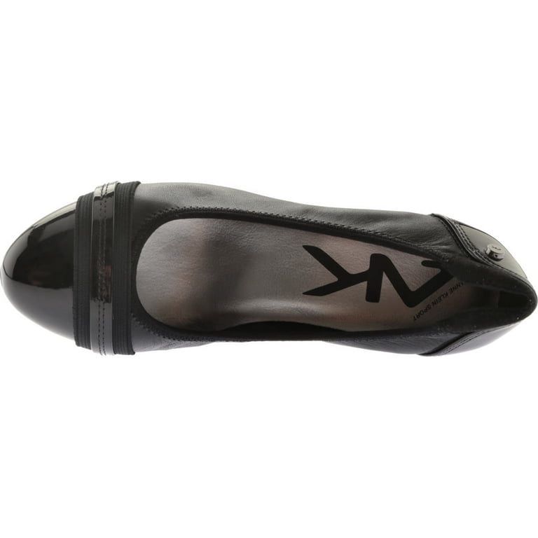 Women s Anne Klein Guardian Pump Black Leather 5.5 M