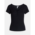 thumbnail image 6 of Joyspun Women’s Modal Blend Ribbed Henley Sleep Top, Sizes XS-3X, 6 of 6