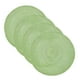 thumbnail image 1 of Uxcell 4 Pcs Manteles Individuales Redondos Tejidos, Mantel Lavable de 15 Pulgadas Resistente al Calor, Decorativo para Mesa de Comedor, Encimera, Verde, 1 of 7