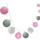 thumbnail image 5 of Guirnalda de Luces de Bolas de Algodón, Decoración de Interiores Decoración Navideña, Bola de Luz 3M 20 LED, Niñas, Princesas, Niños, Bebés, Decoraciones de Ambiente de Dormitorio de Boda, Batería, 5 of 5