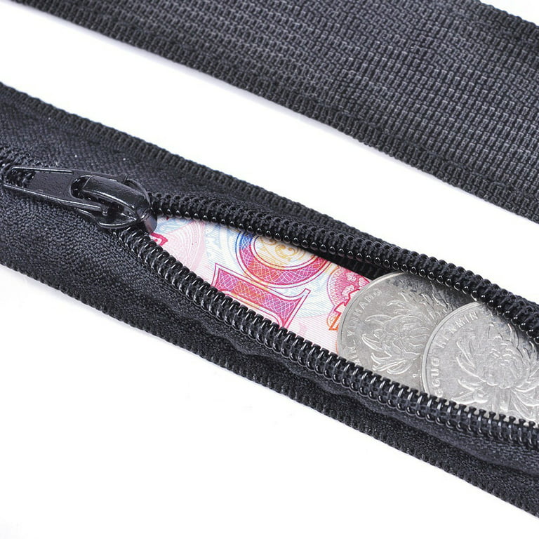Travel Security Money Belt Hidden Money Pocket Cashsafe Anti-Theft Wallet  Belt Cutting Belt Slide Belts for Men Leather 