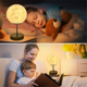 thumbnail image 3 of Lámpara de luna 3D, lámpara de mesita de noche, lámpara de noche regulable, lámpara pequeña y moderna para dormitorio, lámpara de escritorio LED para mesita de noche, 3 of 5