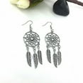 thumbnail image 2 of Ayyufe Women Bohemian Dream Catcher Drop Dangle Earring Christmas, 2 of 5