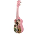thumbnail image 1 of Wood Ukulele, Bass Wood Musical Instrument Hawaiian Guitar  For Students For Beginners Little Bear Pattern,Girls Pattern,Skull Pattern, 1 of 8