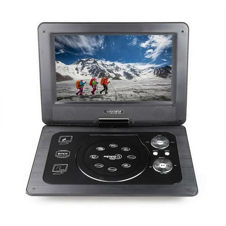 10.1inch Portable DVD Player with Swivel Screen With Car Charger TEAKT