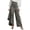 Gray plus size wide leg jeans a1, variant on Women Plus Size Wide Leg High Waisted Flowy Casual Ruffle Jeans Pants Vacation Travel Beach Loose Denim Trousers Spring Summer Clothes, Gray M