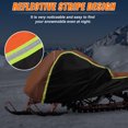 thumbnail image 4 of Unique Bargains Funda para moto de nieve de 370 x 130 x 122 cm, funda para trineo de nieve remolcable impermeable para interiores y exteriores, color negro y naranja, 4 of 7