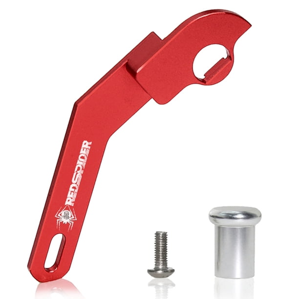 1 Juego de Control Remoto de Metal CNC con una Mano para Coche RC Ledi RC6GS RC4GS Actualización de Control Remoto Rojo