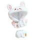 thumbnail image 1 of Ropa de muñeca de peluche Hugo pantalones de abrigo con cremallera de moda Conejo, 1 of 9