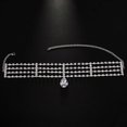 thumbnail image 1 of New multi-layered water drop pendant necklace high-end cool style diamond hollow, 1 of 2