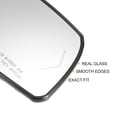 thumbnail image 4 of Reemplazo de vidrio de espejo retrovisor calefaccionado blanco con respaldo para Toyota con lámpara, 1 pieza par lado izquierdo y derecho, 4 of 6