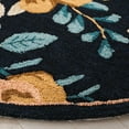 thumbnail image 3 of SAFAVIEH Blossom Derren Floral Area Rug, Navy/Green, 6' x 6' Round, 3 of 10