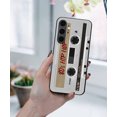 thumbnail image 5 of WIRESTER Shockproof Soft Rubber Cover Case for Samsung Galaxy S24 FE 6.7", Retro White Cassette Tape Hip Hop, 5 of 5