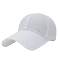thumbnail image 5 of harmtty Baseball Cap Buckle Closure Sun Breathable Solid Color Outdoor Hat for Women Black, 5 of 8