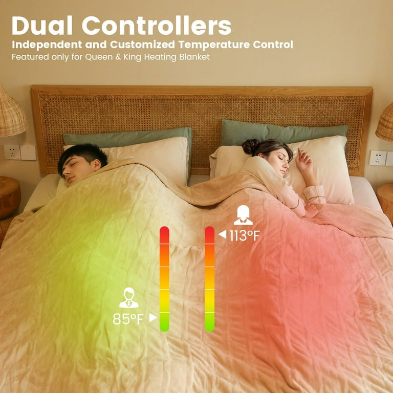 Orange heated blanket shop