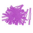 thumbnail image 2 of 100x correa extensora de máscara ajustable protectores de oído gancho de soporte de descompresión púrpura jinwen protectores de oídos para máscaras, 2 of 8