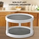 thumbnail image 3 of Organizador de condimentos para ahorrar espacio de 2 niveles, bandeja de almacenamiento de especias para cocina casera, 3 of 4