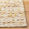 thumbnail image 3 of SAFAVIEH Marbella Carlene Geometric Striped Area Rug, Yellow/Ivory, 3' x 5', 3 of 8