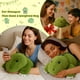 thumbnail image 5 of Almohada SQEQE de felpa con forma de dinosaurio pesado con forma de tiranosaurio, 25 cm,, 5 of 9