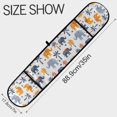 thumbnail image 3 of Dailycode Double Sided Oven Mitt with Loop Heat Resistant Kitchen Long Potholders 7" x 35" Elephants with Palms Trees, 3 of 6