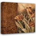 thumbnail image 1 of Linda Thompson 28x28 Gallery Wrapped Canvas Wall Art Titled - Copper Tulips I, 1 of 4