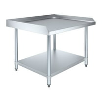 AmGood 30" x 36" Stainless Steel Equipment Stand | Height: 24" | Commercial Heavy Duty Grill Table