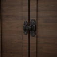 thumbnail image 3 of Renovators Supply Slide Bolt Latch 2" Black Wrought Iron Slide Bolt w/Screws Pack of 4, 3 of 6