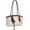 Beige, variant on Urban Chic Large Capacity Retro Tote Bag, Retro Shoulder Bag With Cute Accessory, For Travel Purse, Vintage Daily Carry Bag